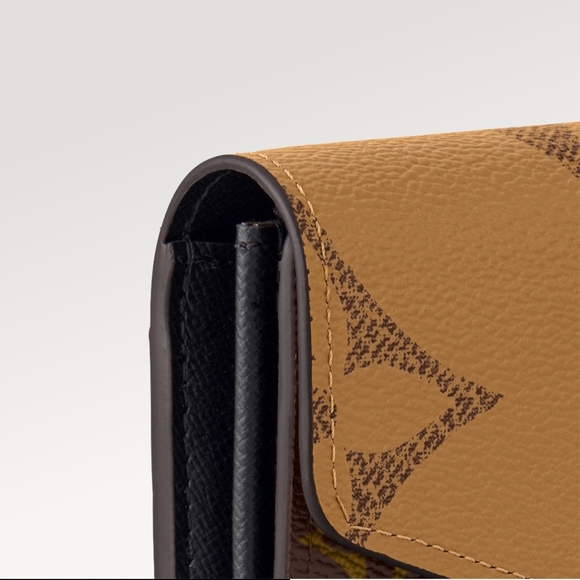 LOUIS VUITTON LV REVERSE MONOGRAM M80726 Sarah Wallet MSRP $885.00 - Picture 6 of 16